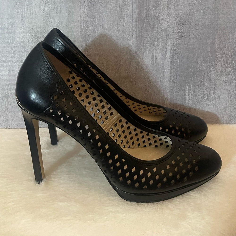 MICHAEL Michael Kors Black Leather Heels